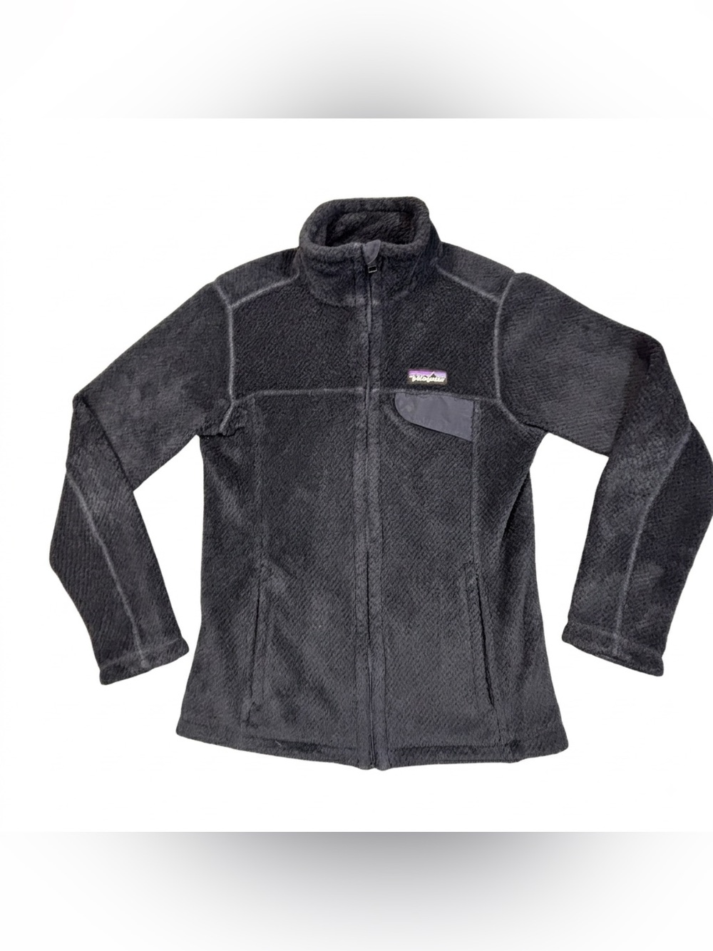 Patagonia R2 TechFace Re-Tool Fleece Jacket Womens XS Navy Full Zip Polartec